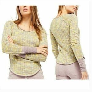 Free People-Space Out Long Sleeve Pullover (Medium)